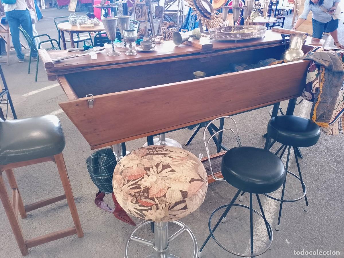 Antig&uuml;edades: Antigua pastera restaurada convertida en mesa alta - Foto 6