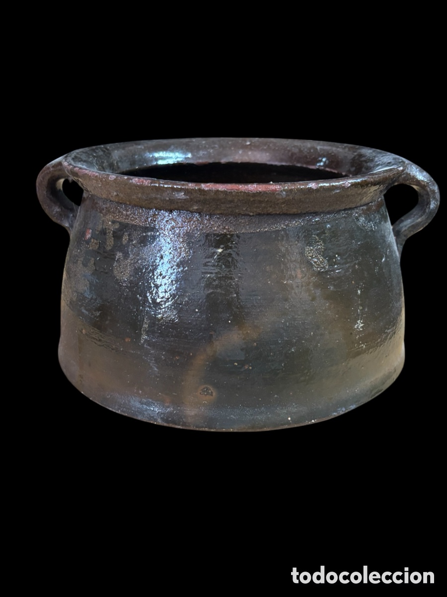 Antig&uuml;edades: Antiguo puchero de barro aragon&eacute;s.