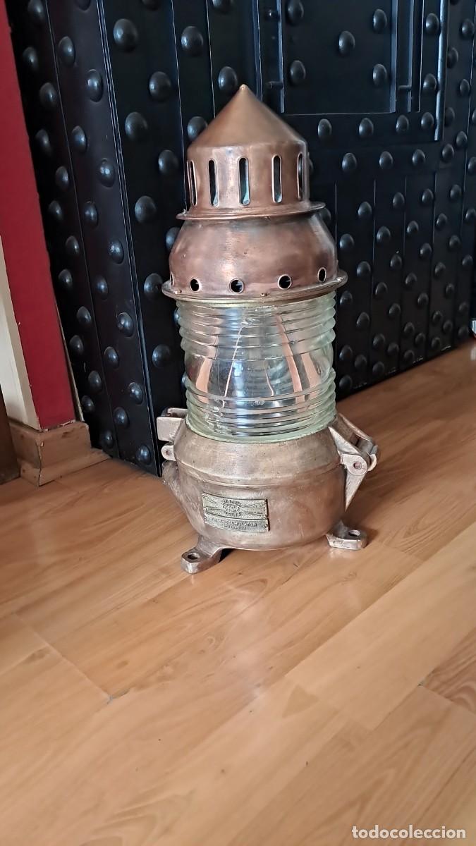 Antig&uuml;edades: Baliza Faro marca aga antigua - Foto 1