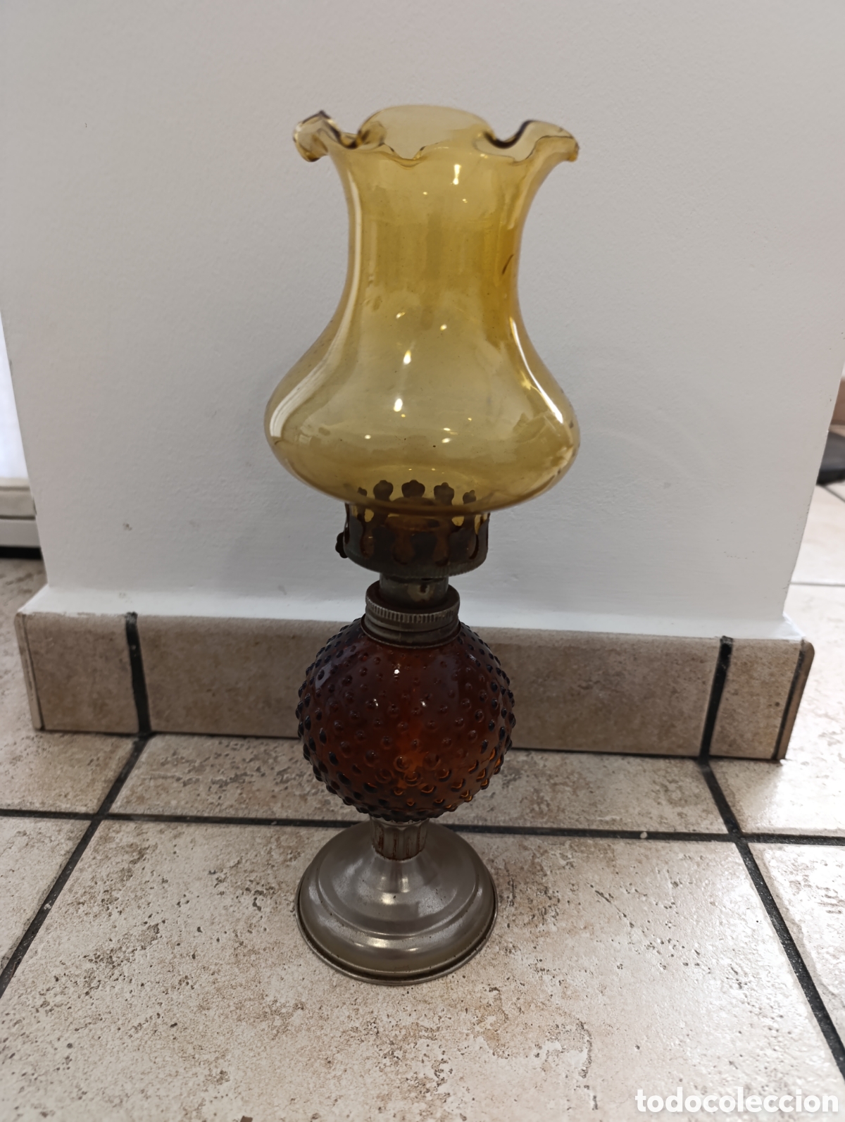 Antig&uuml;edades: Quinqu&eacute; antiguo. 32cm. - Foto 1
