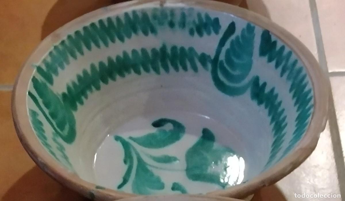 Antig&uuml;edades: Espectacular Lebrillo de Fajalauza (Granada) &ndash; Primera mitad S. XX (50,5 cm.).