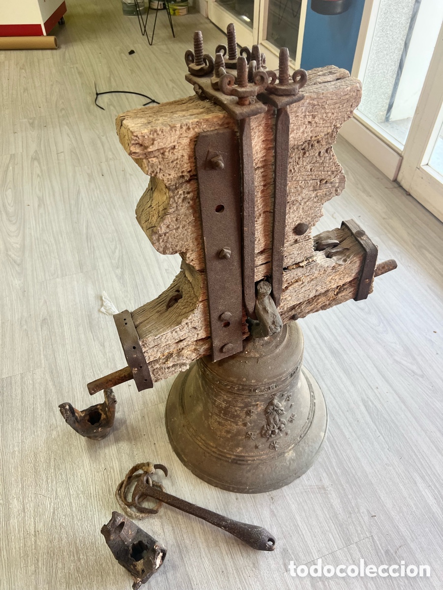 Antig&uuml;edades: Campana bronce a&ntilde;o 1778 - Foto 3