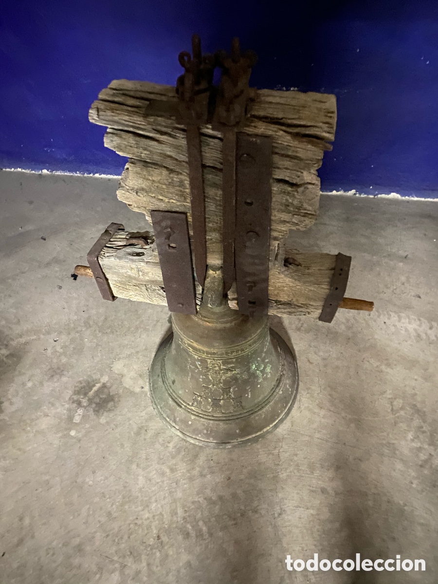 Antig&uuml;edades: Campana bronce a&ntilde;o 1778 - Foto 4
