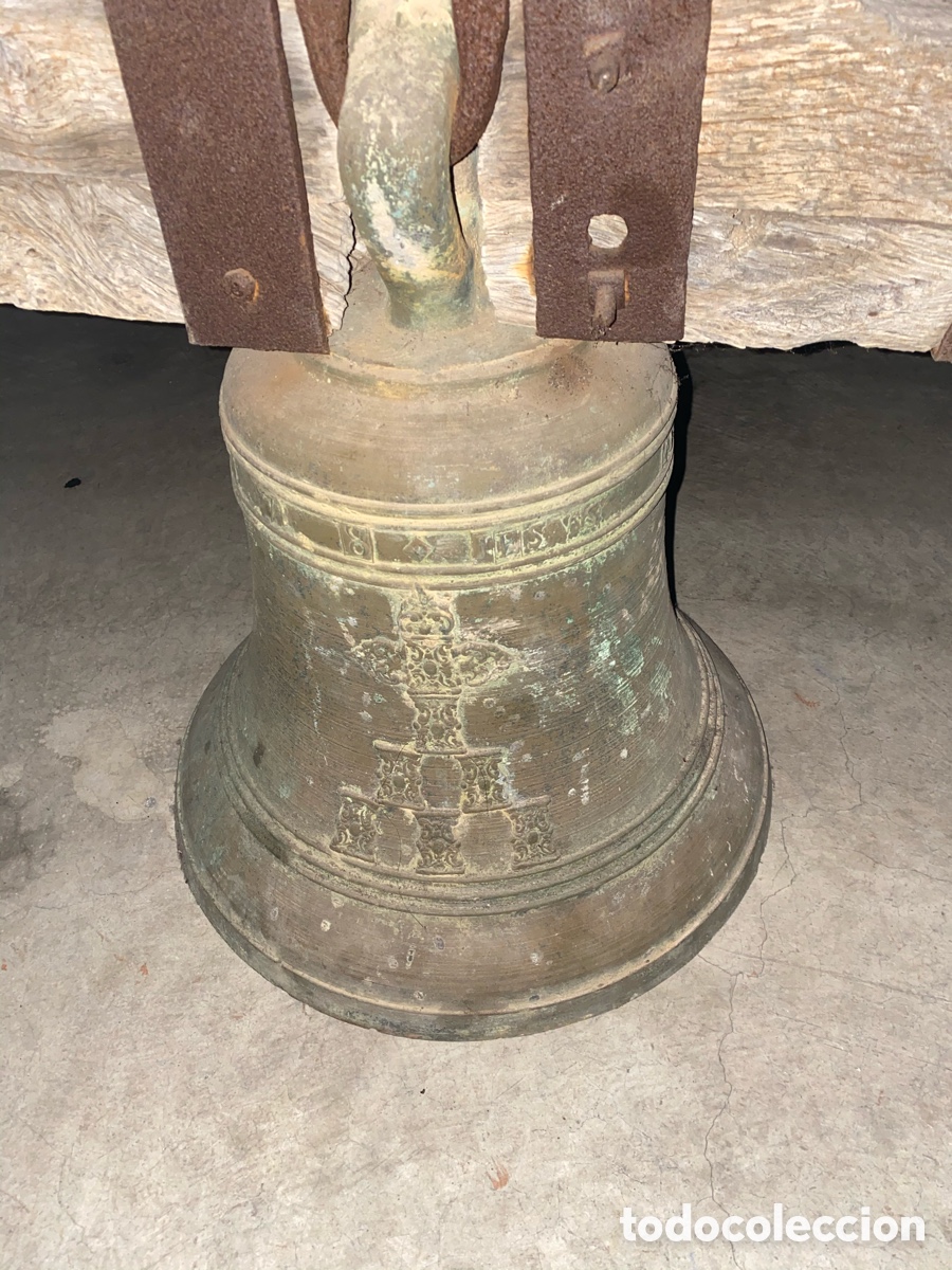 Antig&uuml;edades: Campana bronce a&ntilde;o 1778 - Foto 5