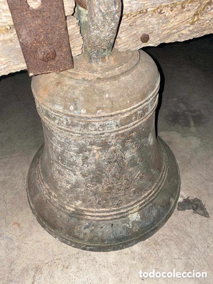 Antig&uuml;edades: Campana bronce a&ntilde;o 1778 - Foto 7