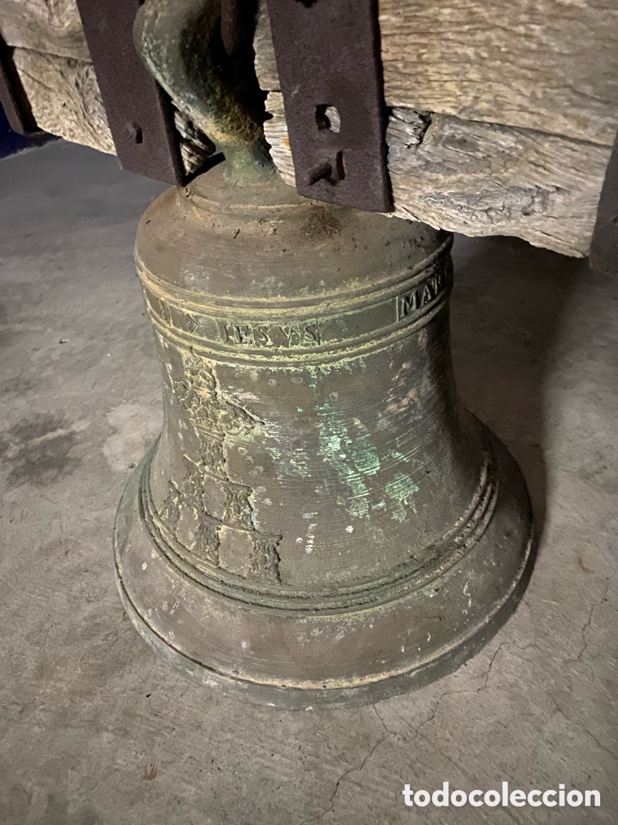 Antig&uuml;edades: Campana bronce a&ntilde;o 1778 - Foto 8