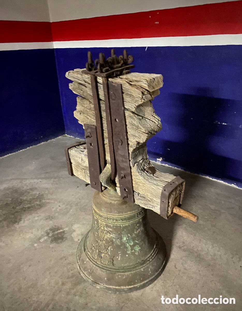 Antig&uuml;edades: Campana bronce a&ntilde;o 1778 - Foto 9