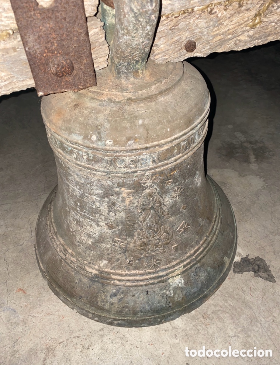 Antig&uuml;edades: Campana bronce a&ntilde;o 1778 - Foto 10