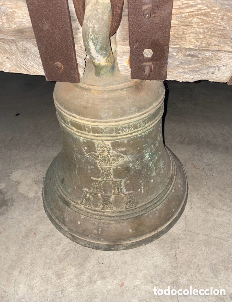 Antig&uuml;edades: Campana bronce a&ntilde;o 1778 - Foto 11