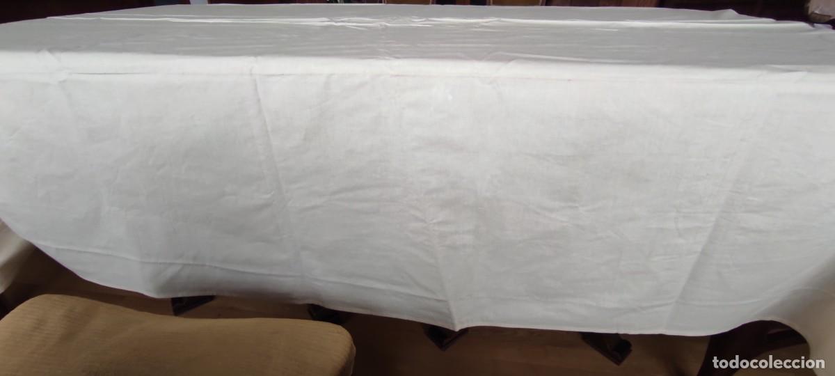 Antig&uuml;edades: MANTEL AMARILLO CLARO RECTANGULAR - Marca PRIMA (Centelles) - 180x155 cm - MESA 6 COMENSALES. - Foto 2