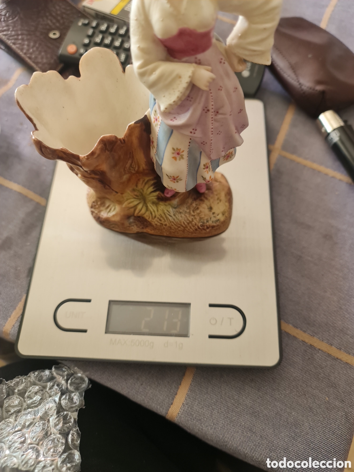 Antig&uuml;edades: Cer&aacute;micas Hispania (Manises) - Florero mujer con tronco&rdquo; - Foto 10