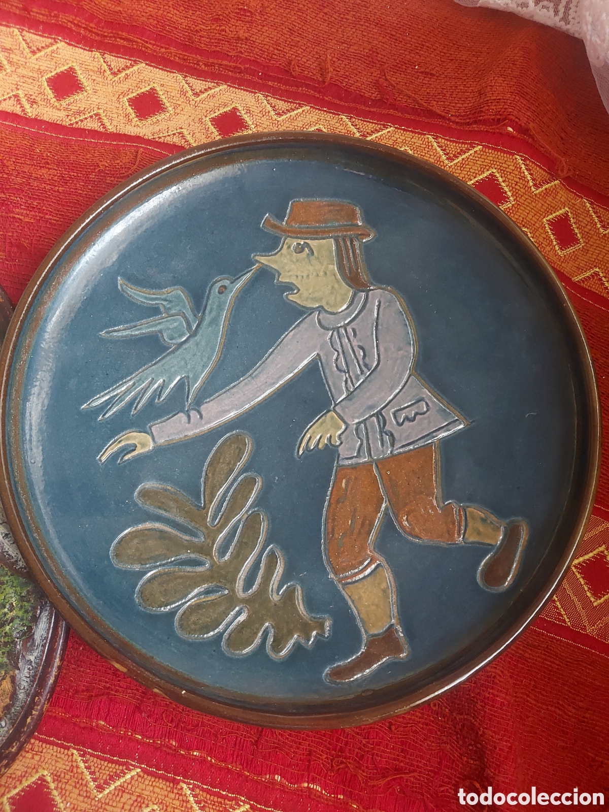 Antig&uuml;edades: PLATO CERAMICA DECORACION SARDANISTA - VILA CLARA