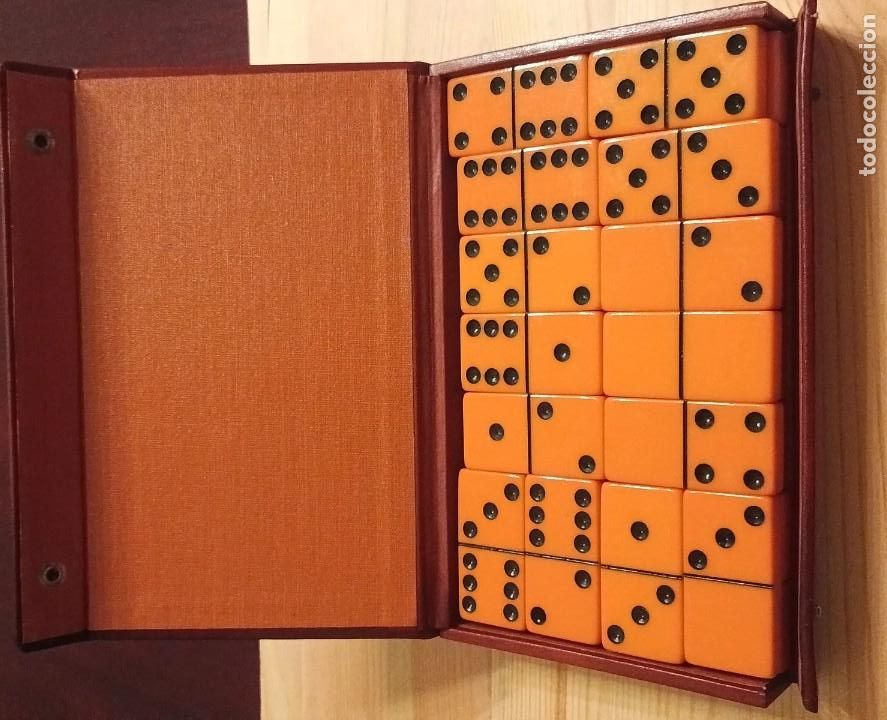 Antiques: Juego de domin&oacute; de baquelita Catalin Butterscotch antiguo