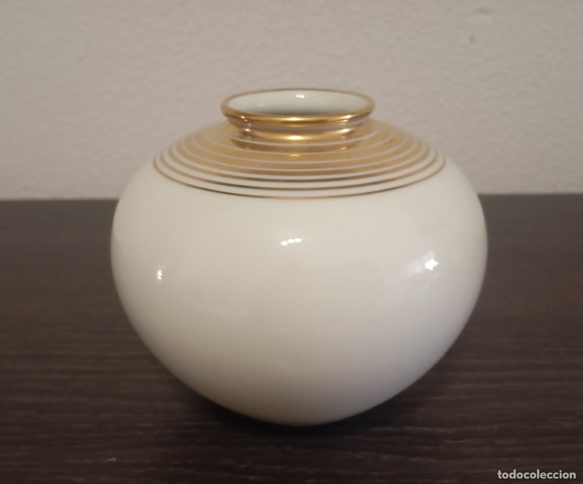 Antiques: BONITO JARR&Oacute;N DE PORCELANA ANTIGUO DE 1930,ART DECO,FURSTENBERG,FRITZ VON STOCKMEYER ORO