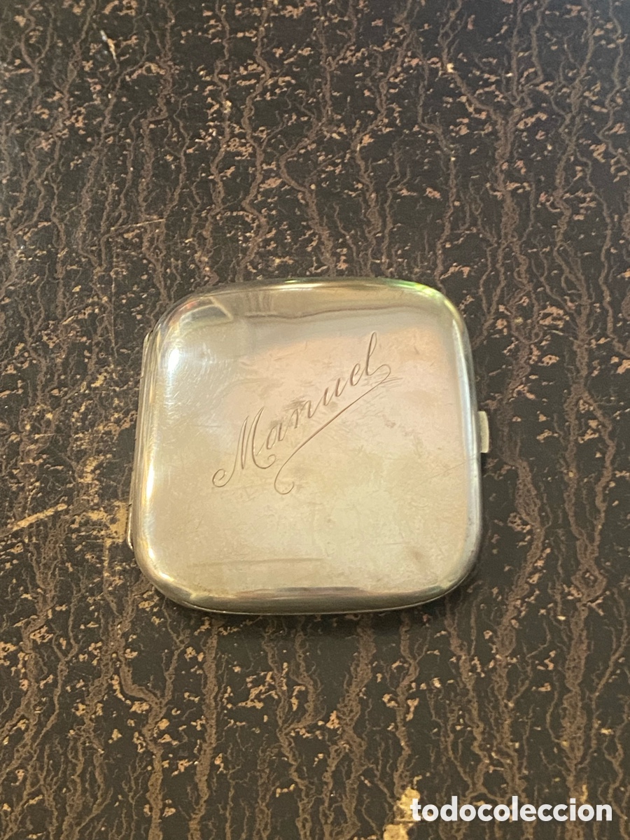 Antig&uuml;edades: Pitillera de plata ley - Foto 1