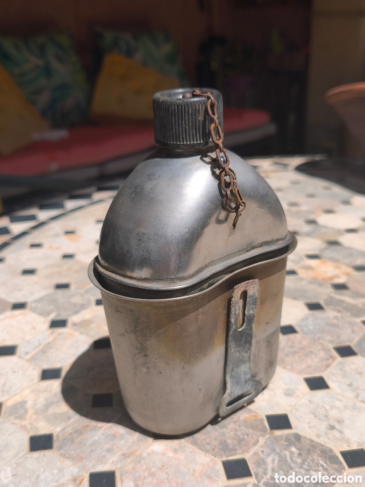 Antig&uuml;edades: Cantimplora americana WWII USA - Foto 2