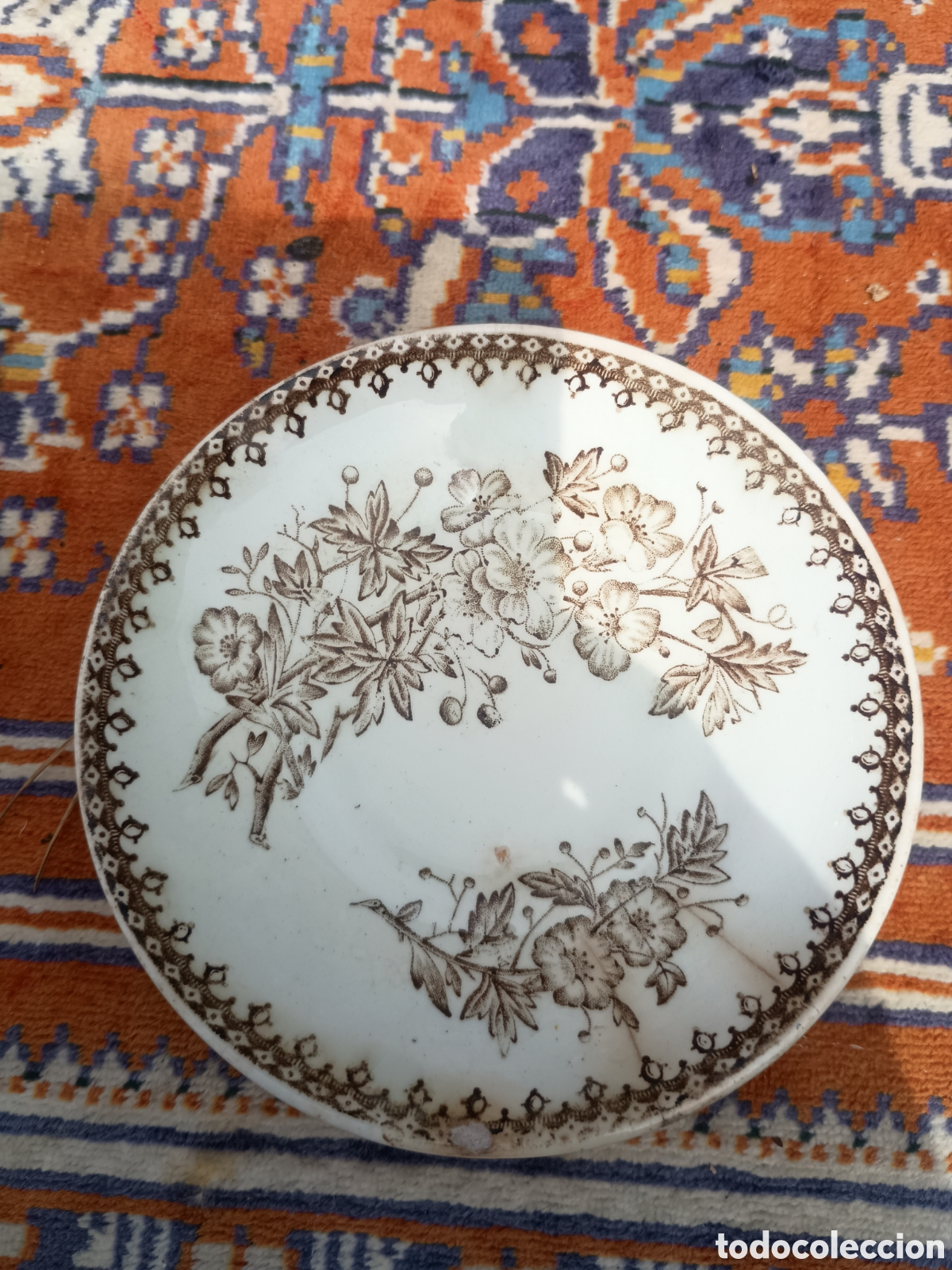 Antig&uuml;edades: Plato de t&eacute; Pickman la cartuja - Foto 2