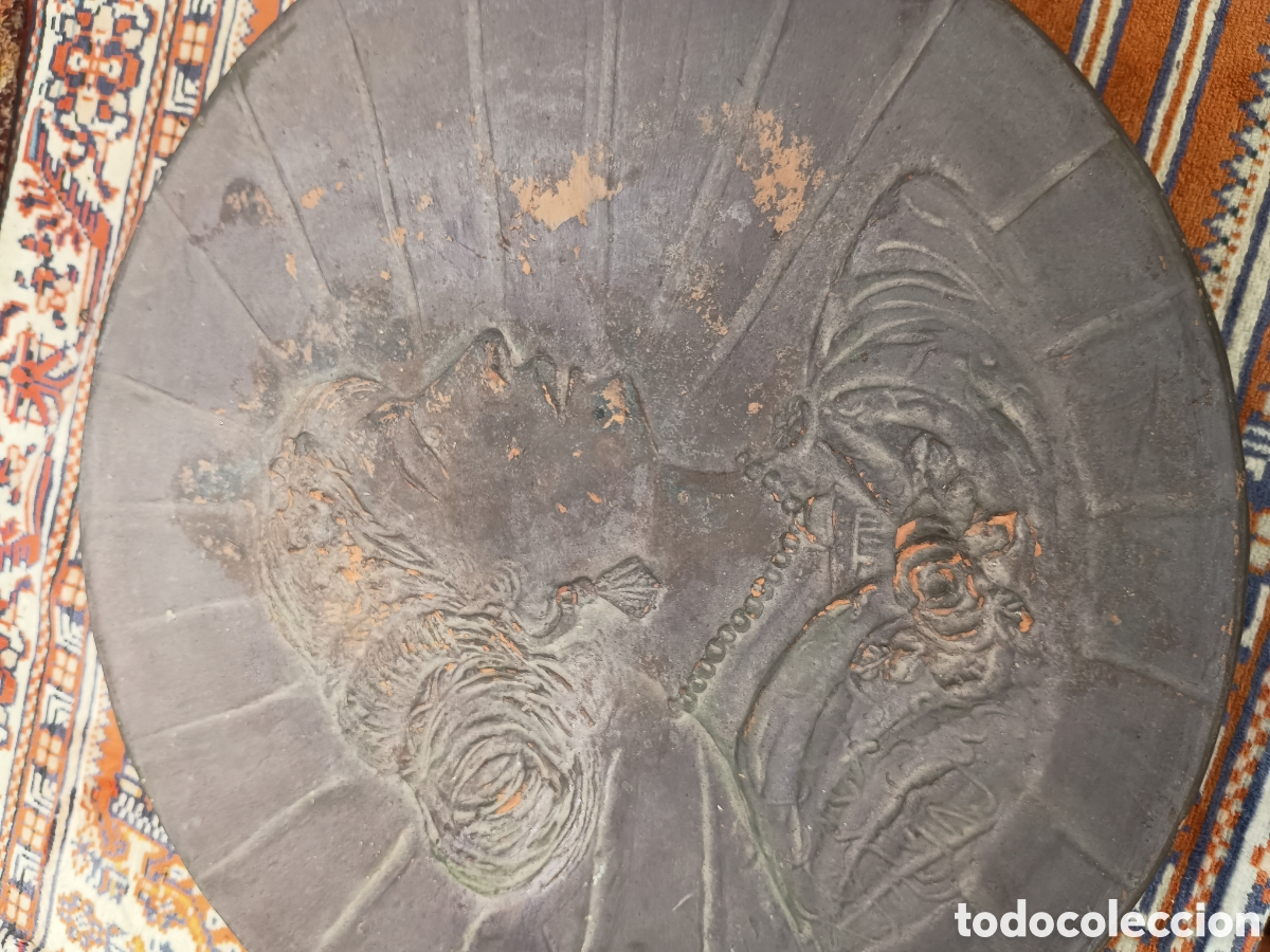 Antig&uuml;edades: Plato terracota Dama de &eacute;poca - Foto 7