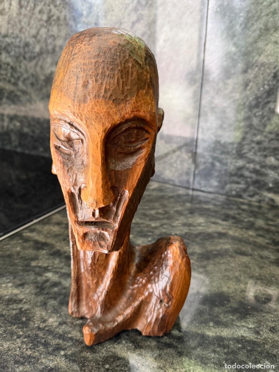 Antig&uuml;edades: Busto madera de Congost