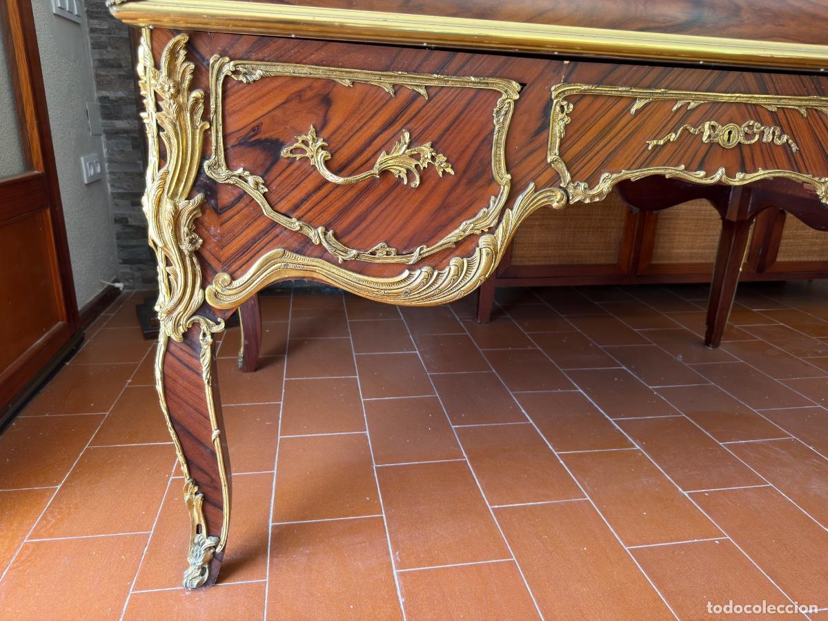 Antig&uuml;edades: Escritorio Bureau estilo Luis XV - Foto 2