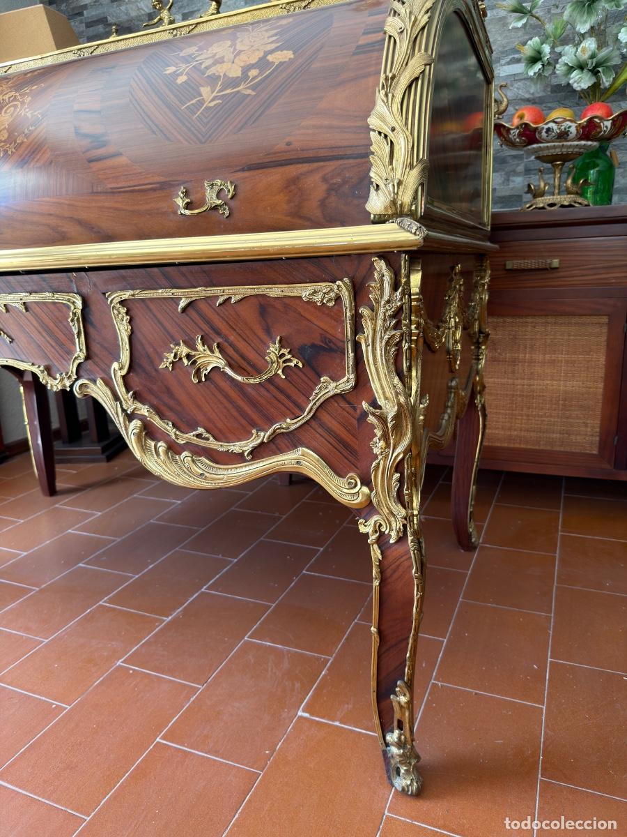 Antig&uuml;edades: Escritorio Bureau estilo Luis XV - Foto 4