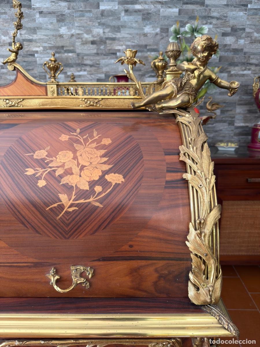 Antig&uuml;edades: Escritorio Bureau estilo Luis XV - Foto 6