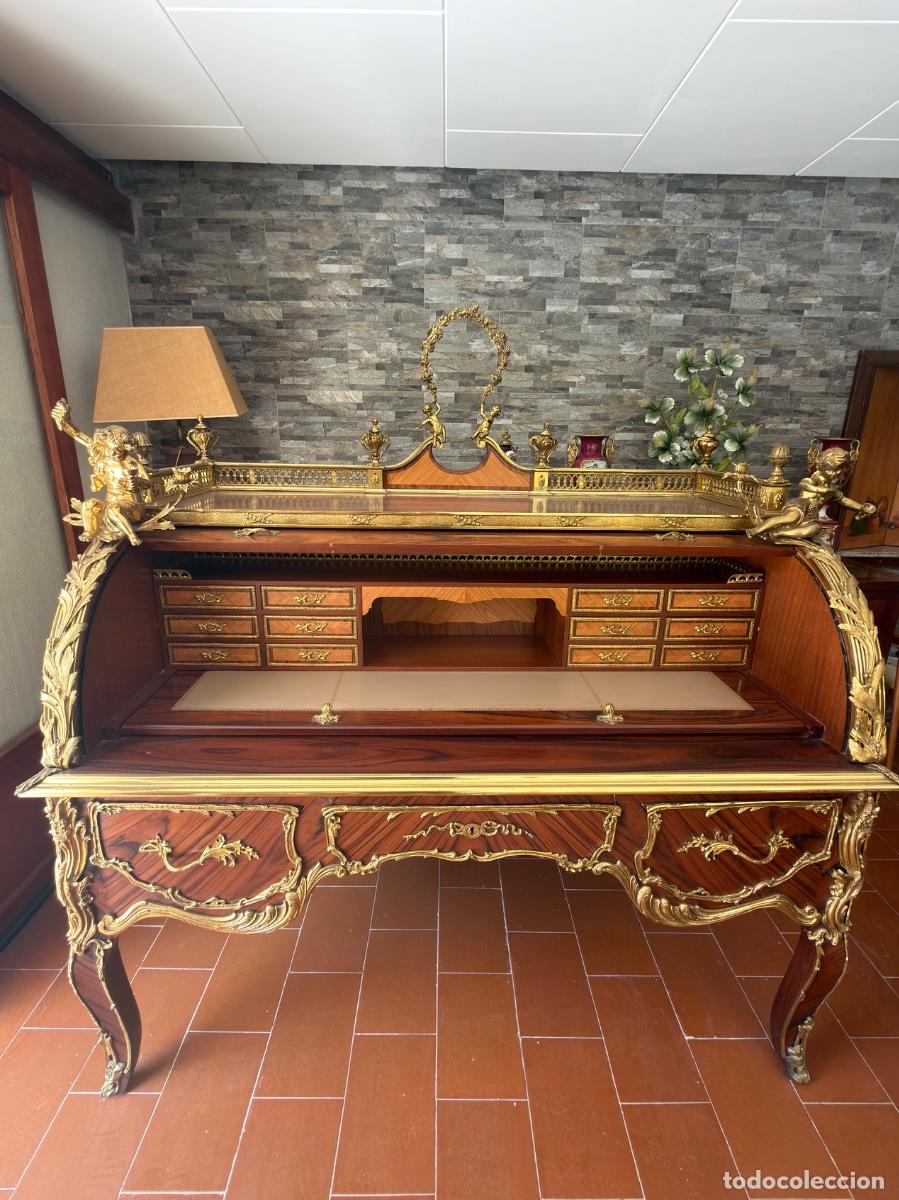 Antig&uuml;edades: Escritorio Bureau estilo Luis XV - Foto 14