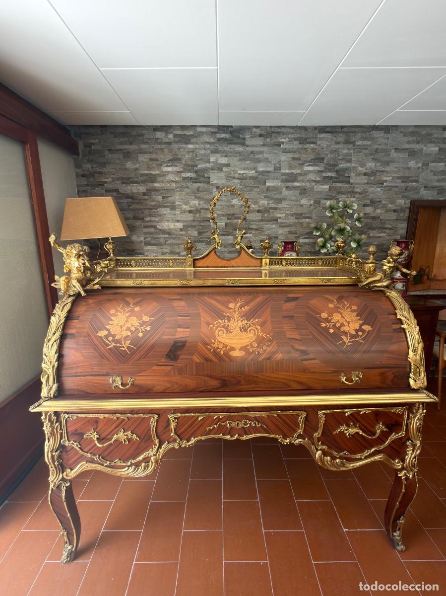 Antig&uuml;edades: Escritorio Bureau estilo Luis XV - Foto 15