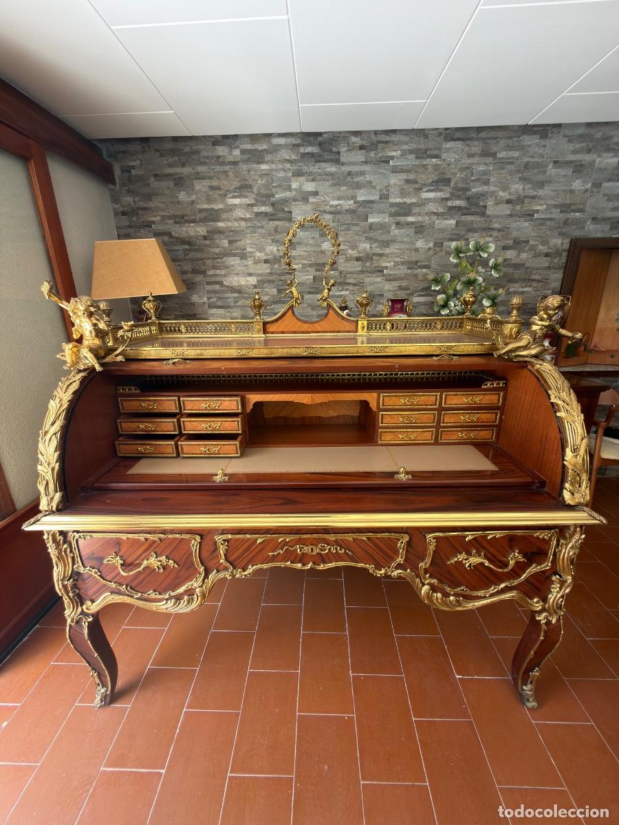 Antig&uuml;edades: Escritorio Bureau estilo Luis XV - Foto 19
