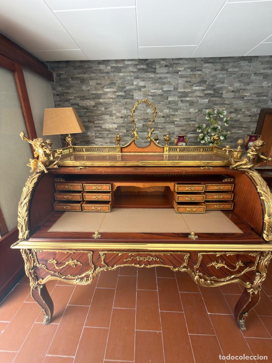 Antig&uuml;edades: Escritorio Bureau estilo Luis XV - Foto 21