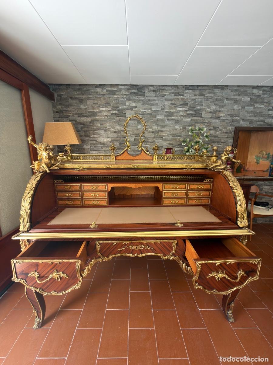 Antig&uuml;edades: Escritorio Bureau estilo Luis XV - Foto 23