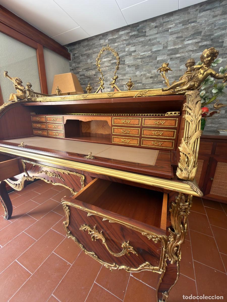 Antig&uuml;edades: Escritorio Bureau estilo Luis XV - Foto 24