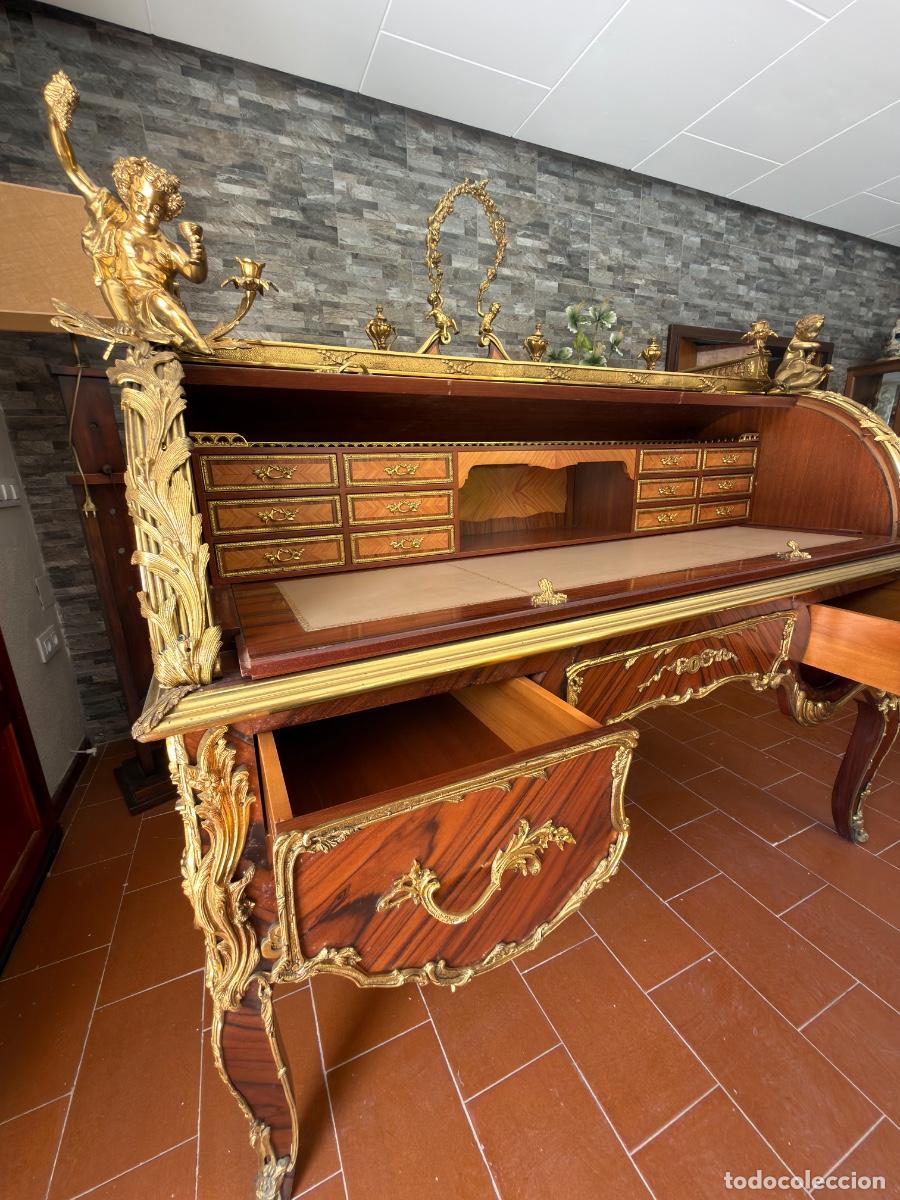 Antig&uuml;edades: Escritorio Bureau estilo Luis XV - Foto 25
