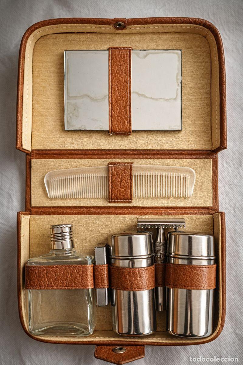 Antig&uuml;edades: Juego afeitado antiguo SIN ESTRENAR en estuche
