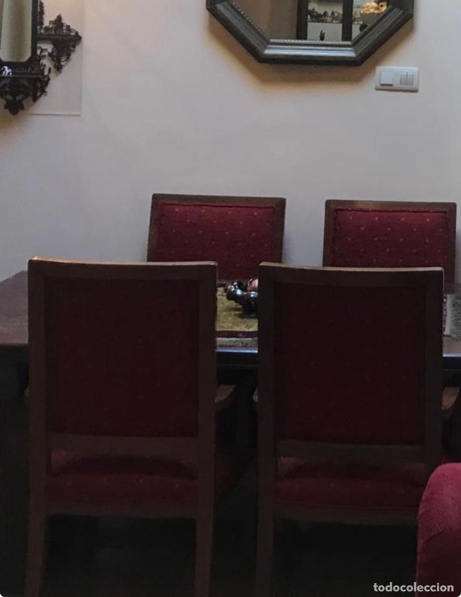 Antig&uuml;edades: Conjunto de 10 sillas roble - Foto 3