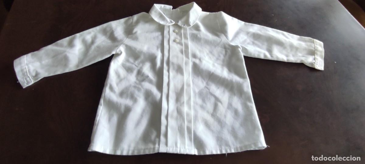 Antig&uuml;edades: CAMISA BLANCA DE VESTIR BEB&Eacute; O MU&Ntilde;ECO REBORN -MARCA SPRINT 012 - TALLA 0