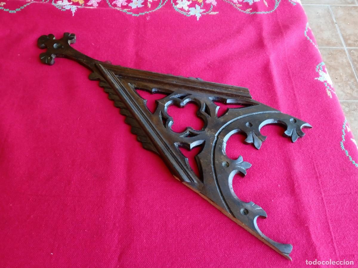 Antig&uuml;edades: Pieza de madera tallada para restauraci&oacute;n de capilla - Foto 2