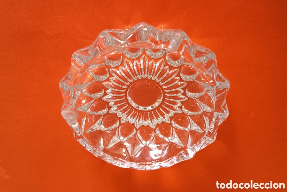 Antig&uuml;edades: 2 Ceniceros de Cristal - Foto 2