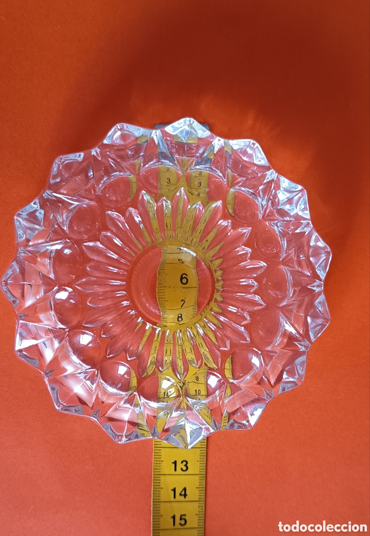 Antig&uuml;edades: 2 Ceniceros de Cristal - Foto 3