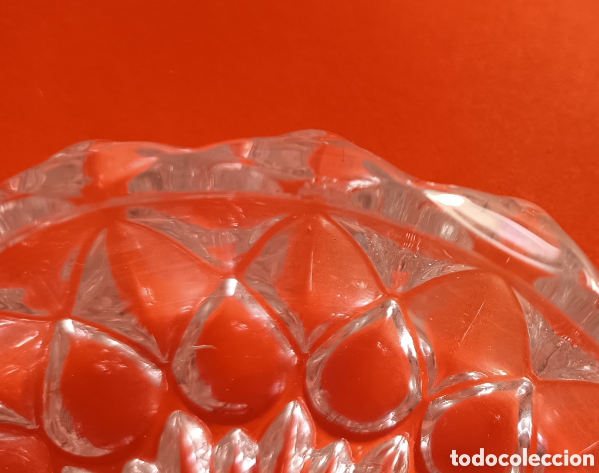 Antig&uuml;edades: 2 Ceniceros de Cristal - Foto 5