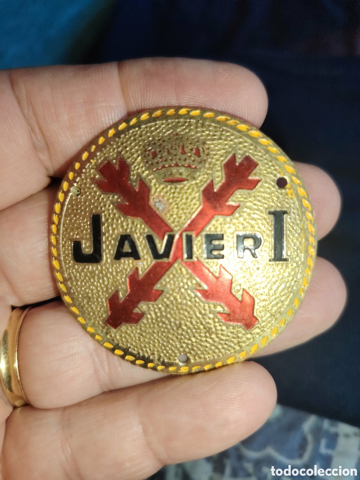 Antig&uuml;edades: Chapa Javier I requet&eacute;. Tercio