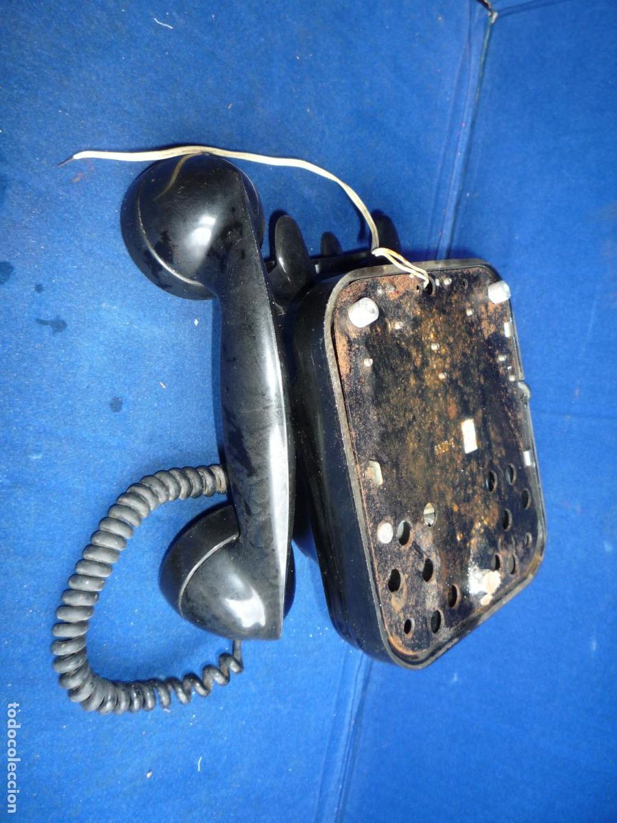 Antig&uuml;edades: TELEFONO BAQUELITA NEGRO - Foto 2