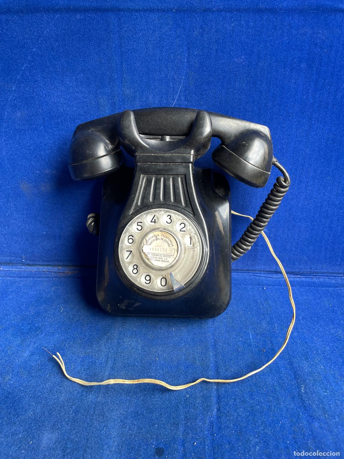 Antig&uuml;edades: TELEFONO BAQUELITA NEGRO