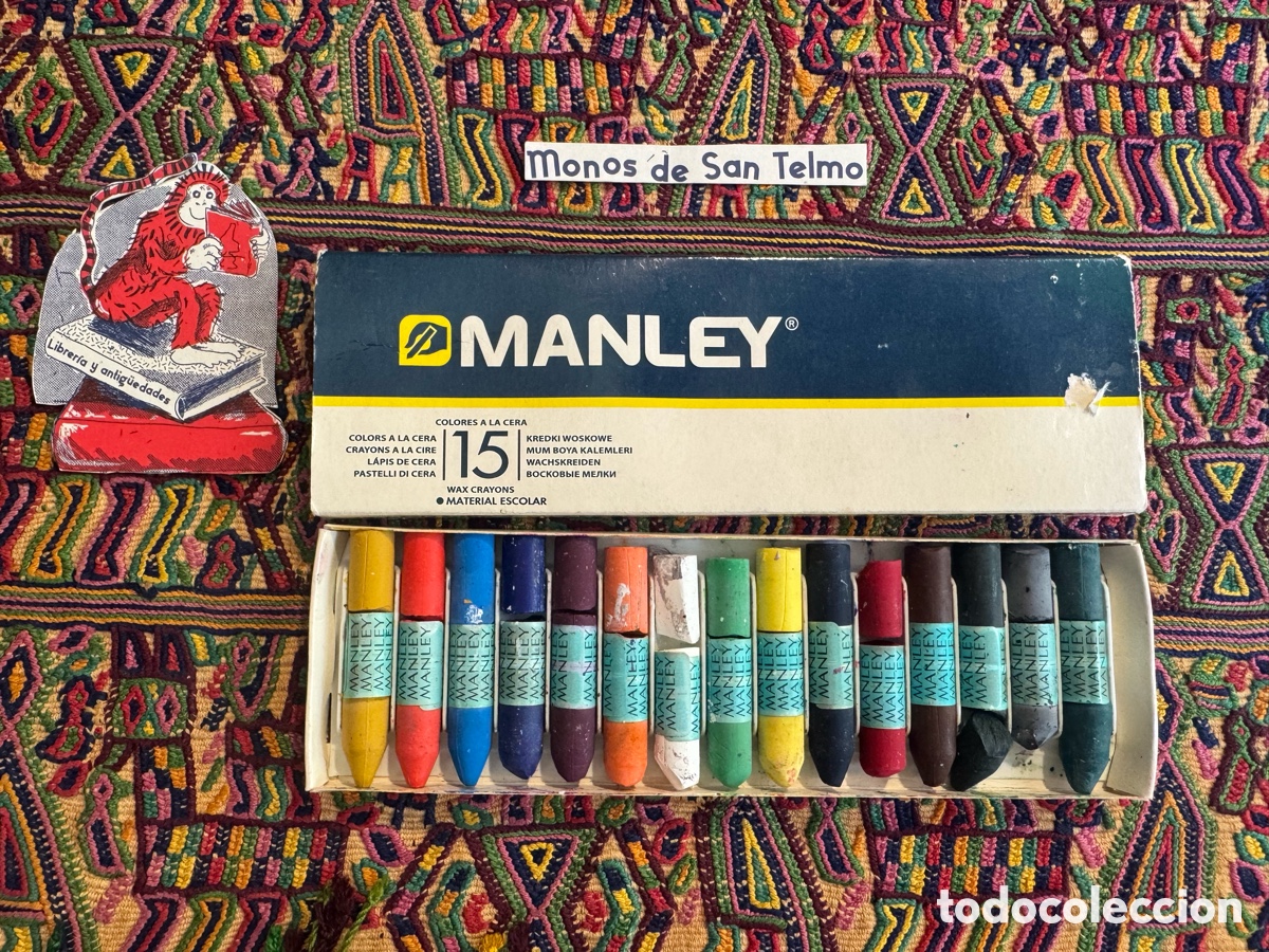 Antig&uuml;edades: Colores pastel Manley para coleccionar o usar