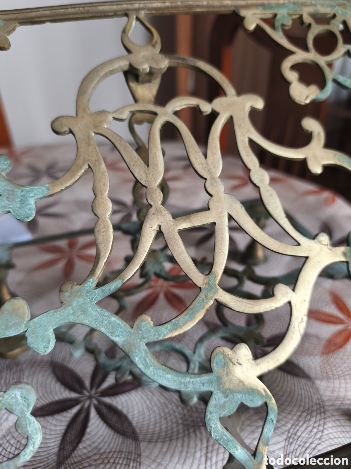 Antig&uuml;edades: Antiguo Atril Religioso de Bronce (A.A.R.B.) - Foto 2