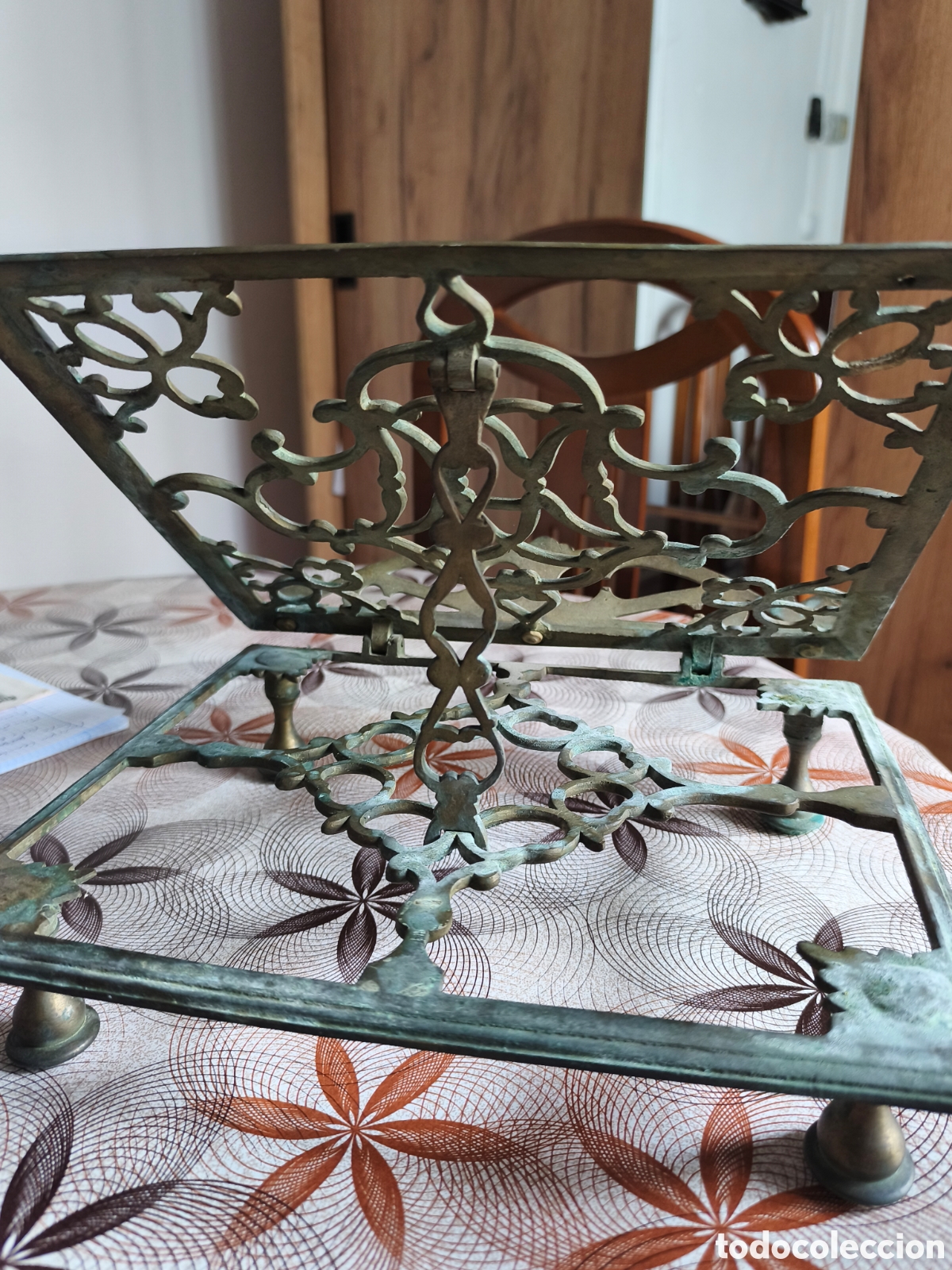 Antig&uuml;edades: Antiguo Atril Religioso de Bronce (A.A.R.B.) - Foto 5