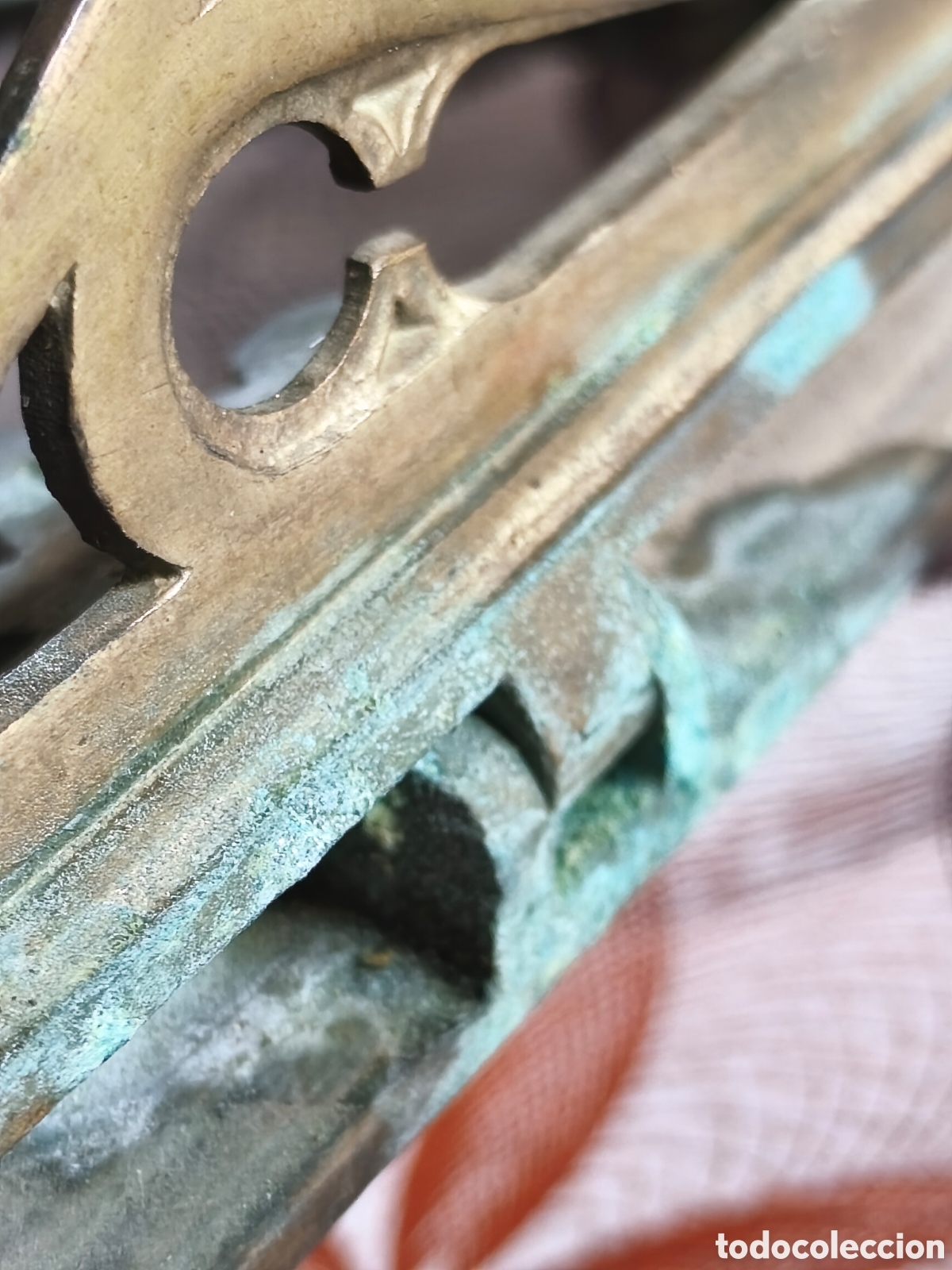 Antig&uuml;edades: Antiguo Atril Religioso de Bronce (A.A.R.B.) - Foto 9