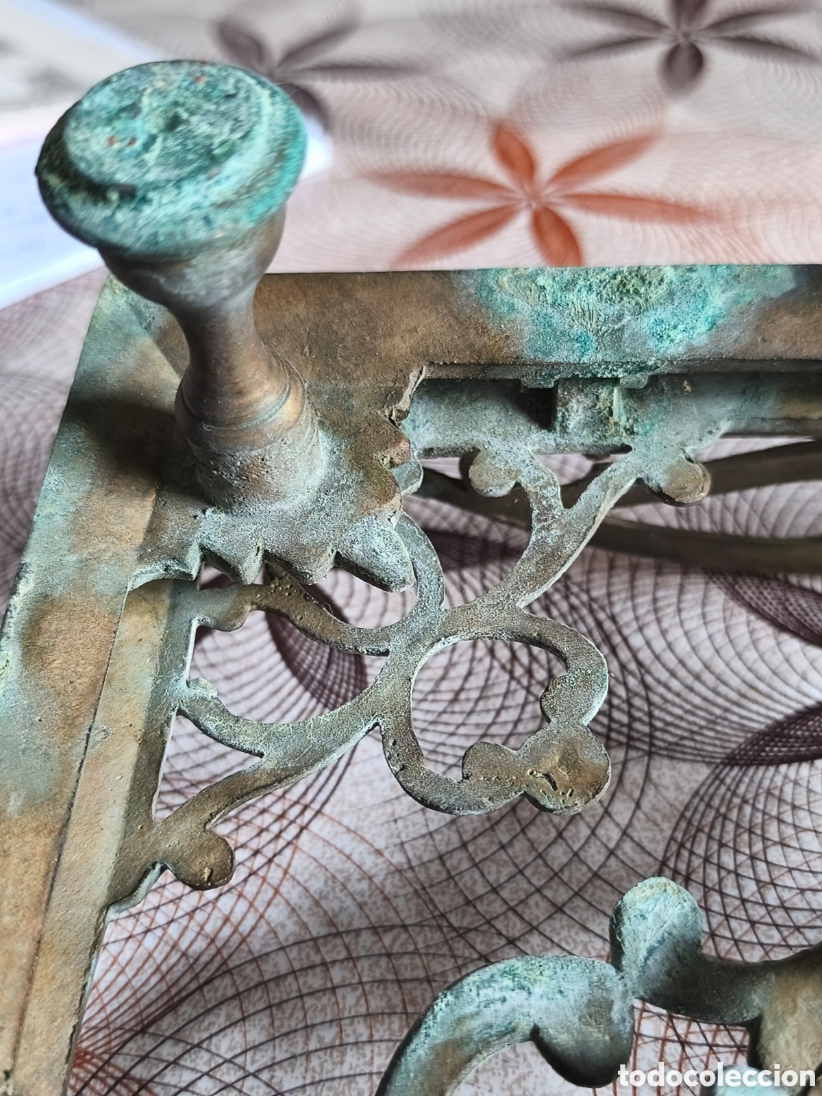 Antig&uuml;edades: Antiguo Atril Religioso de Bronce (A.A.R.B.) - Foto 12