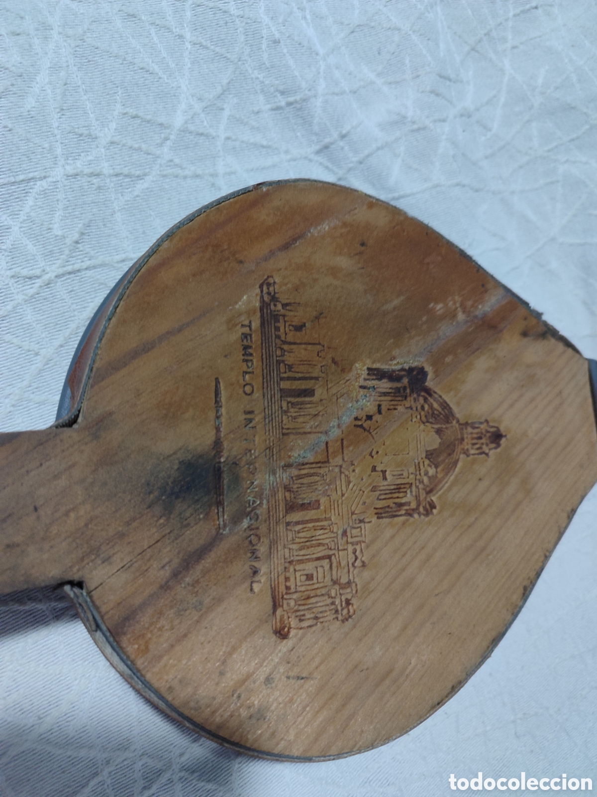 Antig&uuml;edades: Fuelle para chimenea, madera. 47 cm. - Foto 2