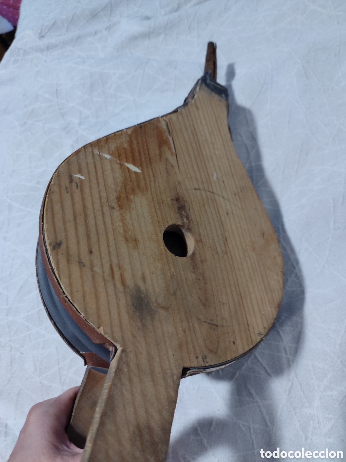 Antig&uuml;edades: Fuelle para chimenea, madera. 47 cm. - Foto 4